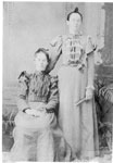 Portrait of Luella Moran & Mrs. Nels Vanmeer, circa 1900