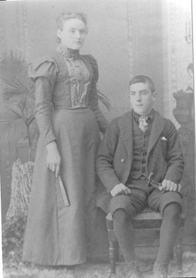 Portrait of Janet & Ed Parkes, circa 1900