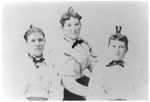 Group photograph of Mrs E Prior, Mrs B Jones, and Mrs S McGirr, circa 1915