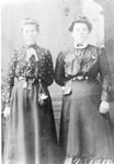 Mrs. Joe Pinkerton and Mrs. Dingman, circa 1890