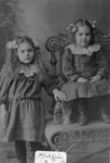 Portrait of Millie and Gwen Knoll, circa 1900