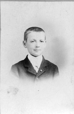 Portrait Photograph of Herb Quirt, circa 1890
