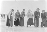 Groups of Young Skaters on Stony Lake, Early 1900s