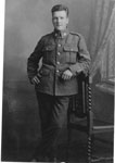 Portrait Photograph of Hurley Hamilton in Uniform, circa 1915