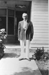 Dr. Gallagher Outside of his Office, circa 1930