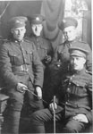 Four Soldiers in Uniform, circa 1916