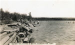 Postcard of 162nd Enjoying a Bath in the Lake, Sundridge, circa 1916