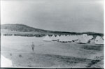 162nd Battalion Camp, with Soldiers Ready for Inspection, circa 1916
