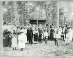 Family Reunion in the Woods, circa 1890