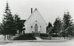 Tree-Lined St. Paul's Anglican Church, Sundridge, circa 1930