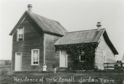 Residence of Mr. W Castell, Jordan Farm, circa 1900
