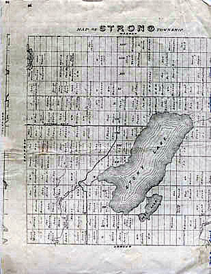 Map of Strong Township, Machar