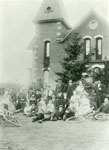 The Anderson Family in front of Castle Inn, circa 1915