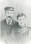 Portrait Photograph of Jack and Jennie Christie, circa 1910