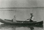 Joseph and Mary Edgar in a Canoe, circa 1920