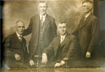 Portrait Photograph Four Phillips Men, circa 1910