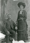 Wedding Photograph of Annie and William Lang, 1883