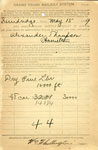Receipts for Goods from the Grand Trunk Railroad, 1898-1899