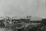 Close up of Locomotives Colliding, Grand Trunk Railroad, 1906