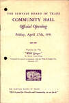 Elmvale Community Hall Opening, 1951