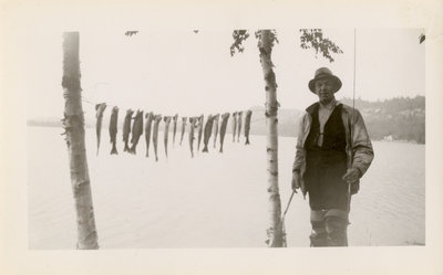 A proud fisherman