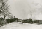 C. P. Rail Station & Steam Engine
