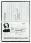 Josef Schreiber's Passport