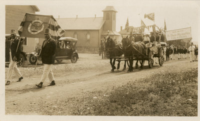 Horses in the parade