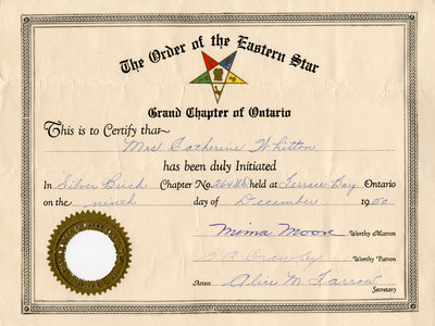 The Order of the Eastern Star