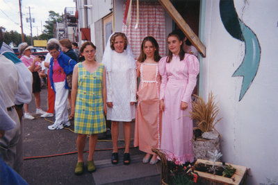 Young ladies taking part in the Fashion Show