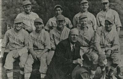 Post Card of Schreiber's Baseball Team