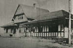 Post card of the 1st C.P.R. Station