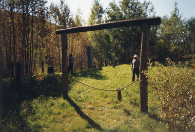 Gate to Coldwell Cemetery