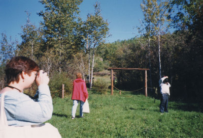 Historical Society exploring the cemetery