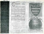 Calendar from 1892
