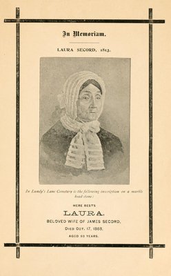 Laura Secord Memorial Card