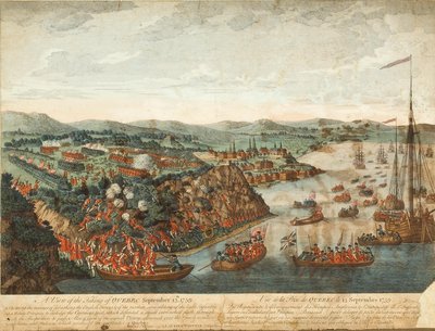 View of the capture of Québec, September 13, 1759