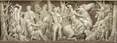 Frieze of American History - Death of Tecumseh