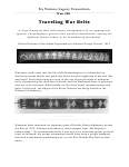 War of 1812 Series (18): Traveling War Belts
