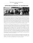War of 1812 Series (31): 1876 Reconciliation at Letchworth
