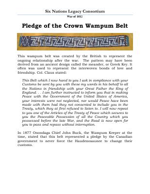 War of 1812 Series (33): Pledge of the Crown Wampum Belt