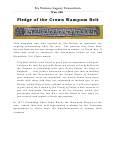 War of 1812 Series (33): Pledge of the Crown Wampum Belt