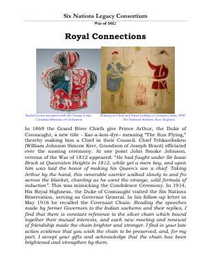 War of 1812 Series (55): Royal Connections