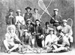 1867 Kahnawake Team Big John River Boat Captain with Side Burns