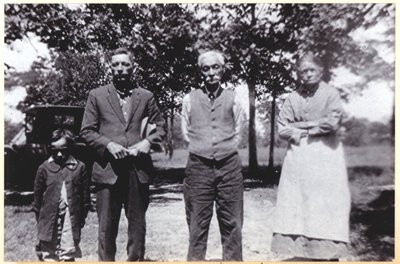 Samuel Anderson and his parents, John R. Anderson and Mary Anderson