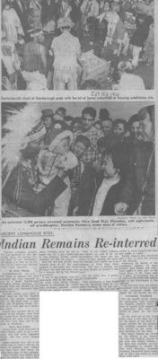 Indian Remains Re-interred