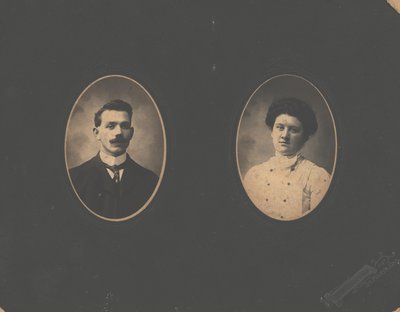 Charlie Hewson and Hannah (Woods) Hewson Portraits