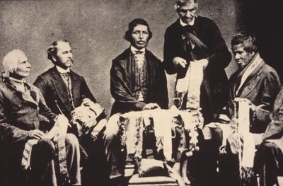 Reading of the Wampum - Six Nations c. 1860’s