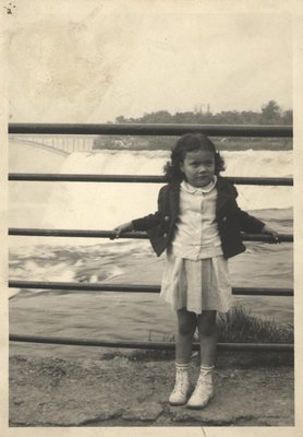 Kathy at Niagara Falls