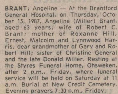 Brant, Angeline